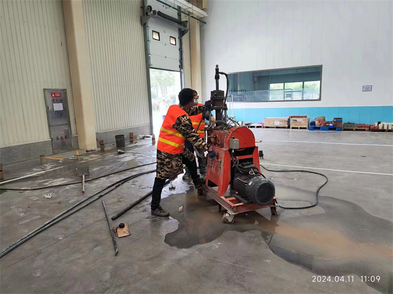 嘉善厂房地面下沉塌陷注浆加固施工